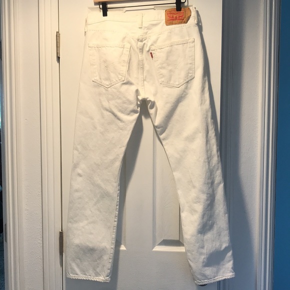 Classic 501 Levi’s - white denim 31 x 30 - Picture 8 of 9